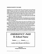 Sending Students to the Nurse