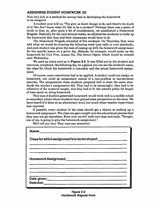 Assigning Student Homework (II)