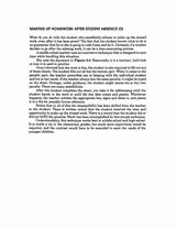Making Up Homework After Student Absence (II)