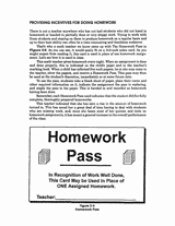Providing Incentives for Doing Homework