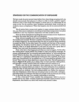 Strategies for Communicating Displeasure