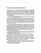 Completing Reports for Administration