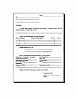 All-Purpose Order Form