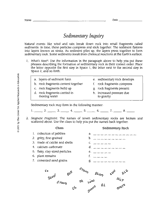 Sedimentary Inquiry
