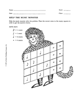 Help the Music Monster