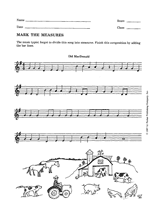 Mark the Music Measures