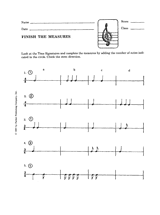 Finish the Music Measures