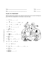 Want to Perform? Word Scramble