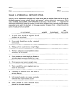 Take a Personal Opinion Poll About Music