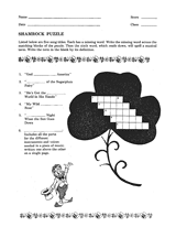 Shamrock Puzzle: Song Titles