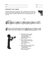 Rewrite the Verse to ''Taps''