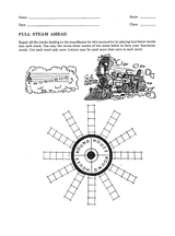 Musical Notes Word Puzzle: Full Steam Ahead