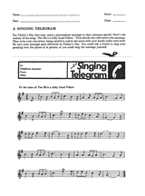 Father's Day Singing Telegram