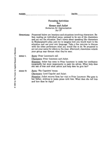 Romeo and Juliet &ndash; Scenarios for Improvisation Act IV