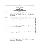 Romeo and Juliet &ndash; Small Group Discussion Questions Act IV