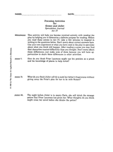 Romeo and Juliet &ndash; Speculation Journal Act IV