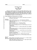 Romeo and Juliet &ndash; Extending Activities III