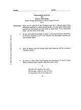 Romeo and Juliet &ndash; Small Group Discussion