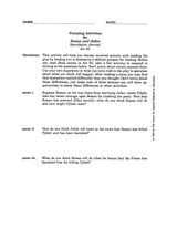 Romeo and Juliet &ndash; Speculation Journal Act III