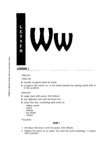 Letter Ww