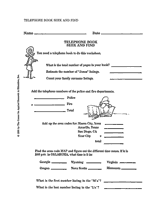 Telephone Book Seek and Find