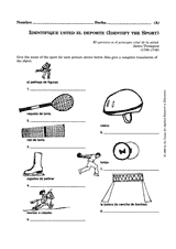 Identifique usted el deporte (Identify the Sport)