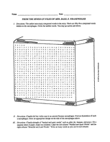 From the Mixed-Up Files of Mrs. Basil E. Frankweiler Worksheet