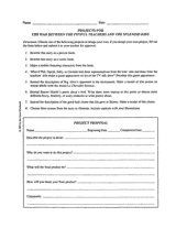 Projects for The War Between the Pitiful Teachers and the Splendid Kids