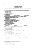 Wuthering Heights &mdash; Comprehension Test B