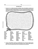 The Red Pony Word Search & Character Sketch
