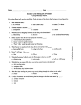 Racso and the Rats of NIMH &mdash; Comprehension Test A