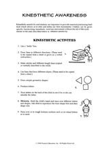 Kinesthetic Awareness