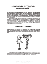 Language Attention and Memory