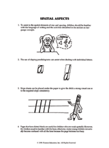 Spatial Aspects of Handwriting