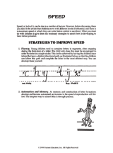 Handwriting Speed