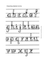 Channeling Alphabet Activity