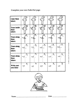 Fade-Out Lowercase 'f' Activity