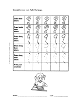 Fade-Out Lowercase 'q' Activity