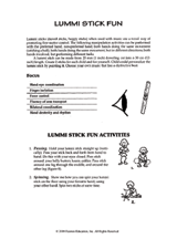 Lummi Stick Fun