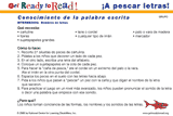 ¡A pescar letras! (actividades del grupo)