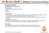 Dibuja al son de la música (actividades del grupo)