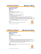 Print Get Ready to Read! Group Activity Cards