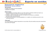 Experto en sonidos (actividades del grupo)