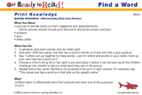 Find a Word (Group Activity)