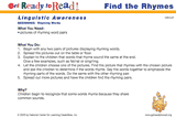 Find the Rhymes (Group Activity)