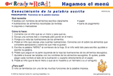 Hagamos el men&uacute;