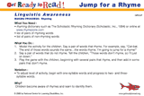 Jump for a Rhyme (Group Activity)