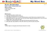 My Word Box (Group Activity)