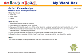 My Word Box
