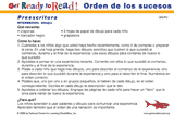 Orden de los sucesos (actividades del grupo)